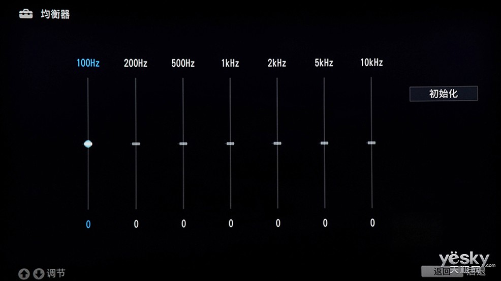 索尼kd-65x8500a电视均衡器设置