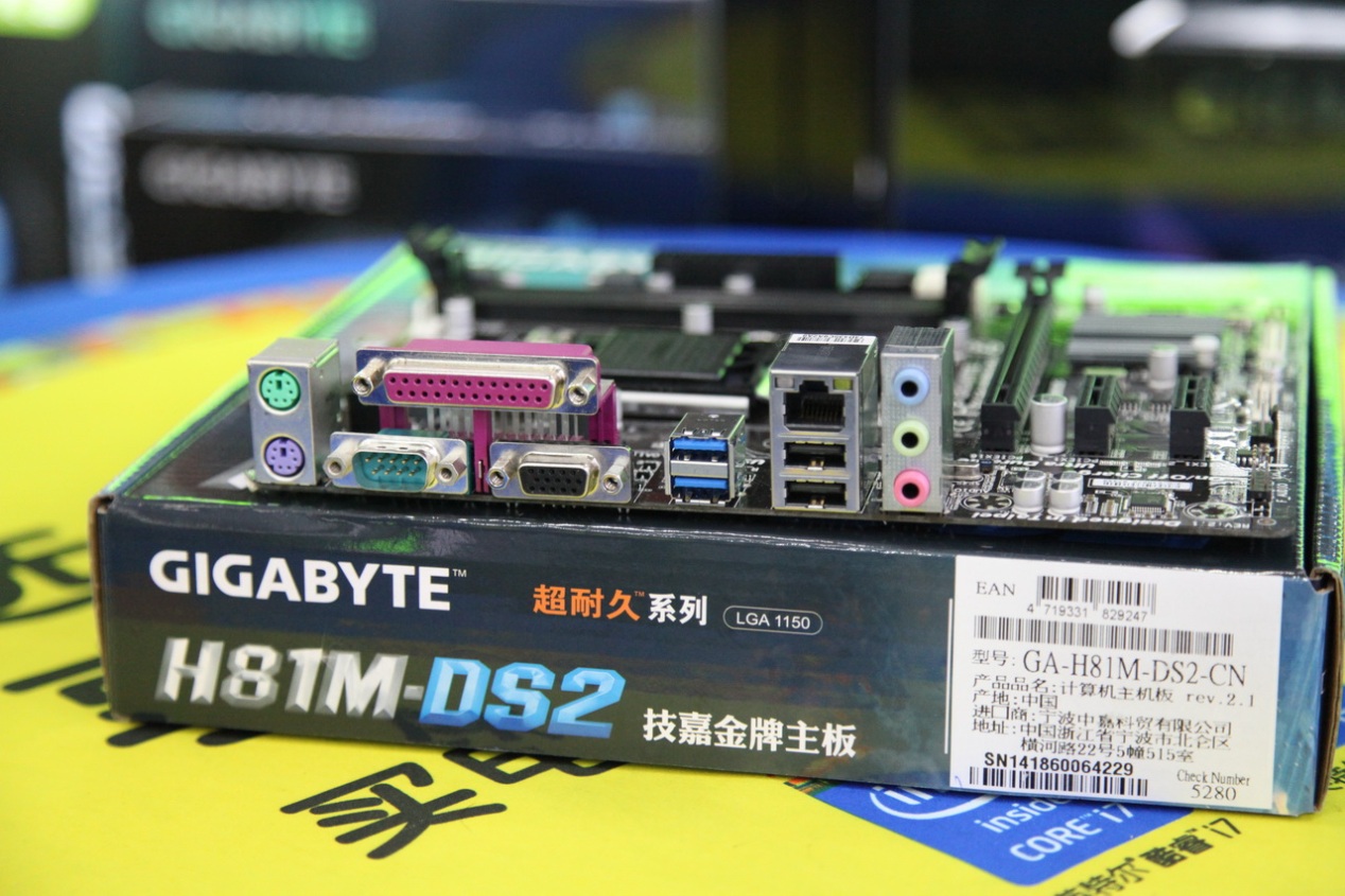 技嘉ga-h81m-ds2采用lga 1150插槽,支持所有haswell架构处理器,搭配