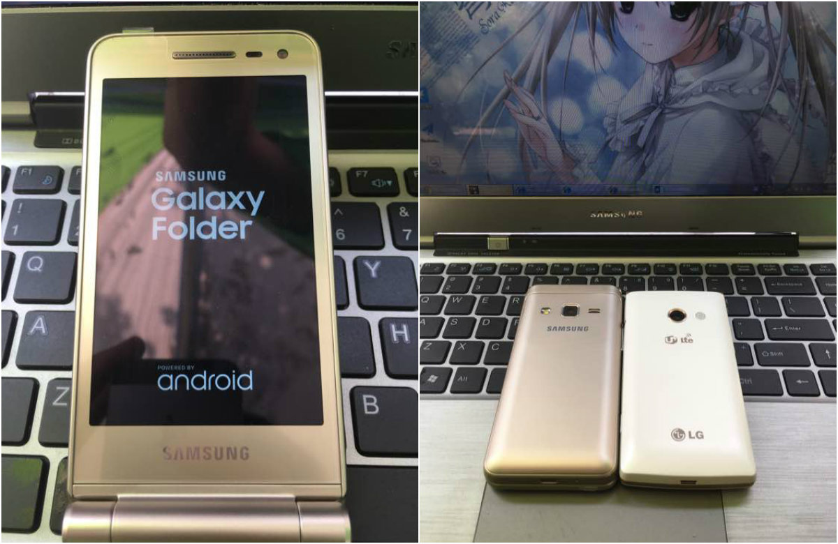 谍照显示,三星galaxy folder 2采用了比较笨拙的铰链,安兔兔测试得