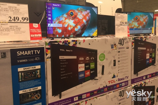 走进北美卖场 TCL成国内唯一进驻品牌