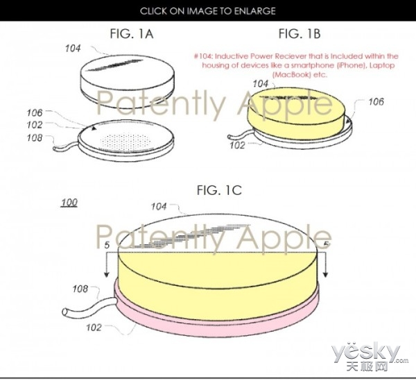 苹果新无线充电专利曝光 支持iPhone与Mac