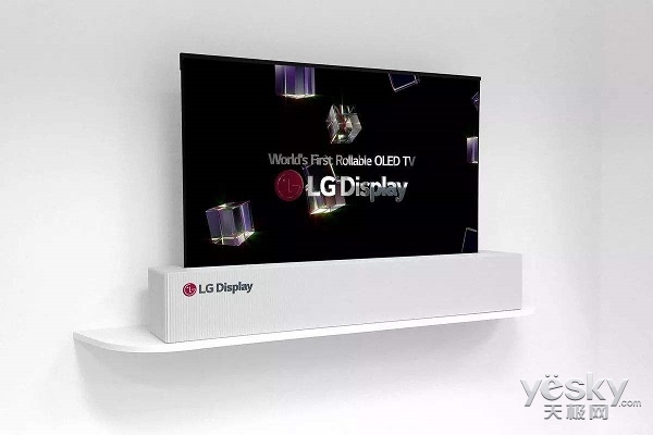 沉寂两年的柔性OLED屏变身LG Rollable TV华