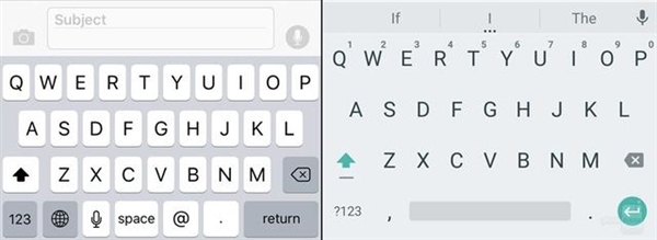 苹果终于为ios系统加入了大写键盘,而android系统中这个功能早已