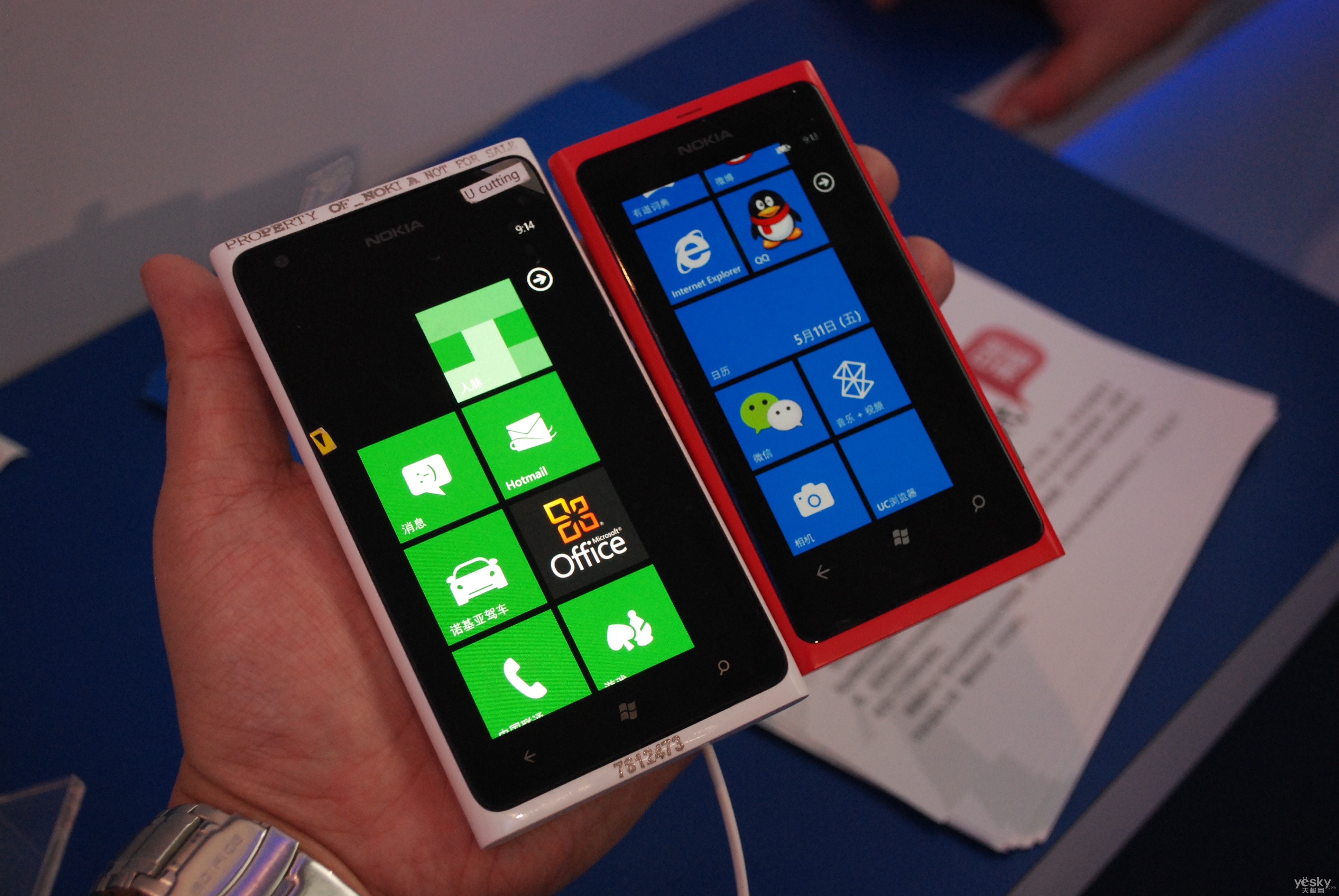 gmic2012展臺 驚現諾基亞lumia900行貨