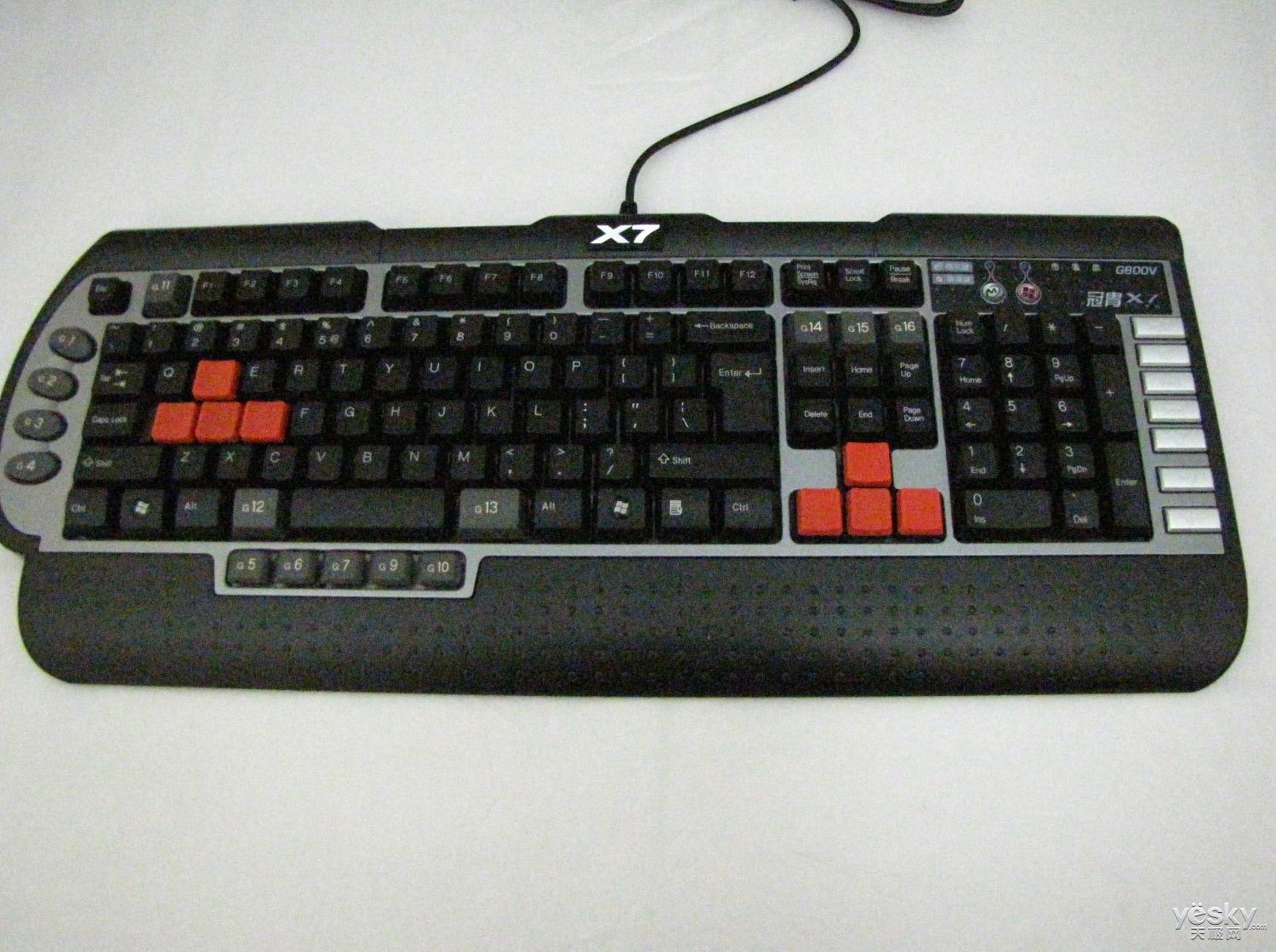 双飞燕 g800v usb接口 绝招15编程竞技键盘