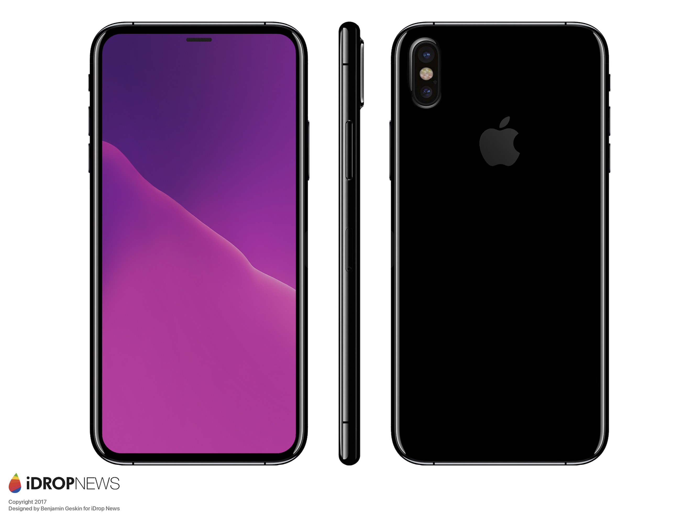 iphone 8兩款原型機概念圖曝光 你選誰?