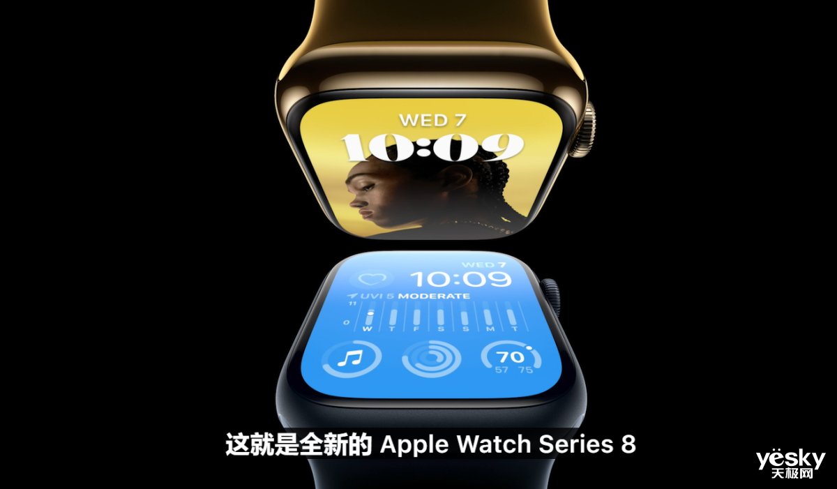 让人期待的Apple Watch Series 8：惊艳亮相带着新功能来了_天极网